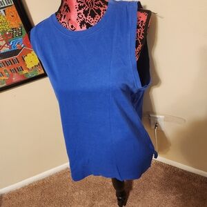 Fabletics Womans Blue Tank Top XL NWT